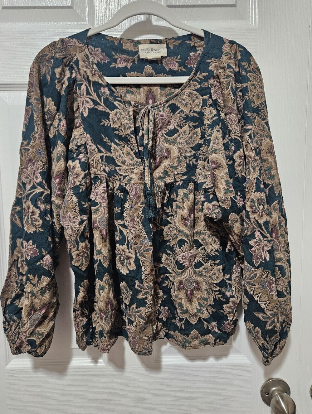 Denim & Supply Fall Floral Top XS